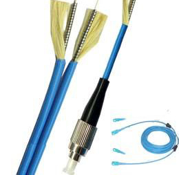 供應(yīng)單/雙芯室內(nèi)鎧裝光纜 北京廠家直銷，打造可靠布線解決方案